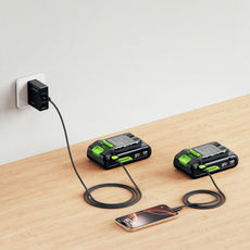 POWERALL 24V Starter Kit 2x Batterie USB-C 2Ah + Caricatore 65W