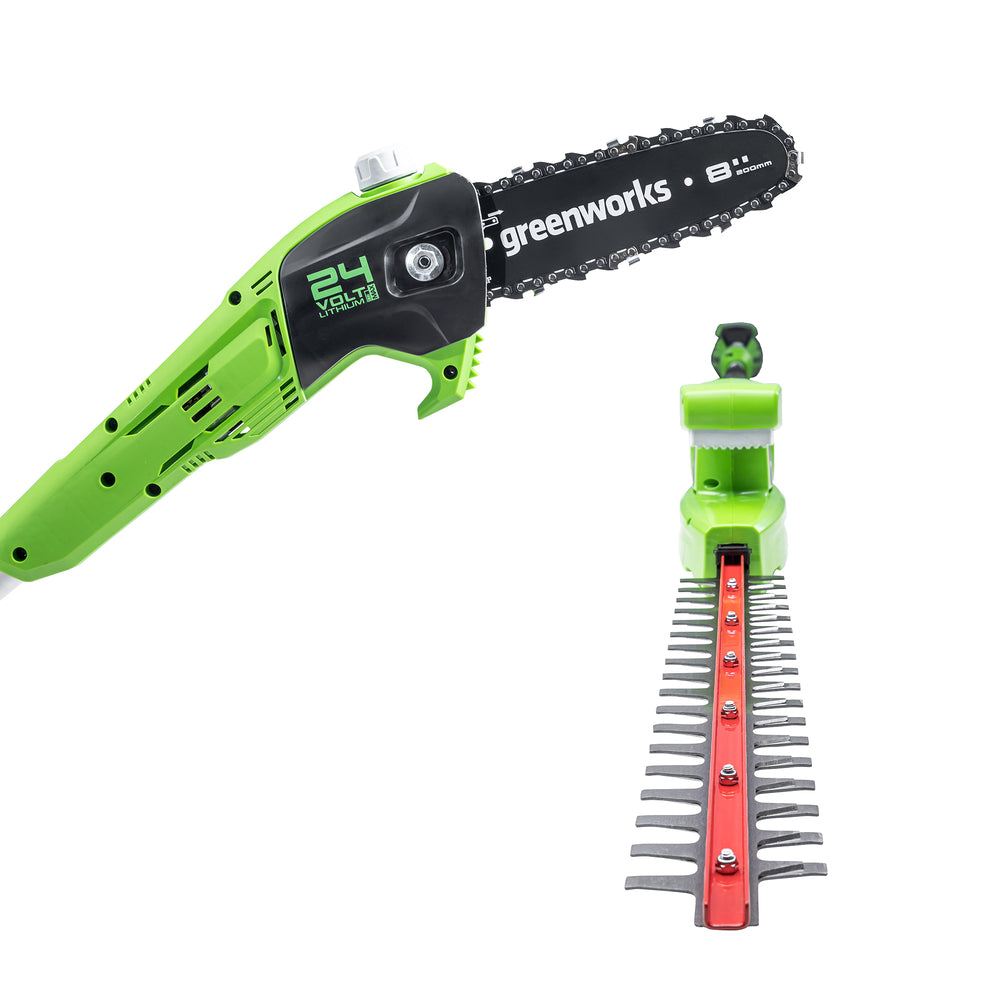 POWERALL 24V Potatore & Tagliasiepi ad asta Gen. II - Batteria 4Ah