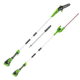 POWERALL 24V Potatore & Tagliasiepi ad asta Gen. II - Batteria 4Ah