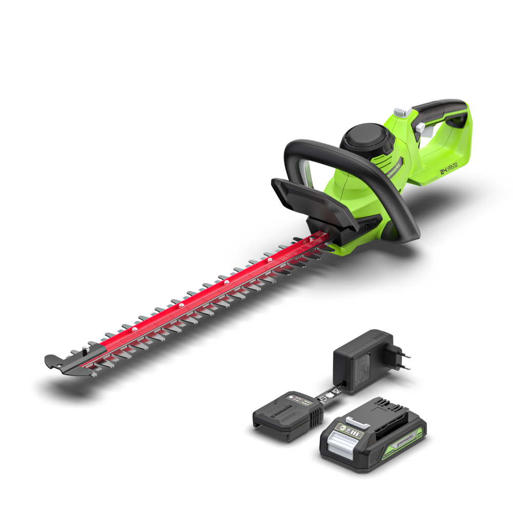POWERALL 24V Tagliasiepi 56cm – Batteria 2Ah
