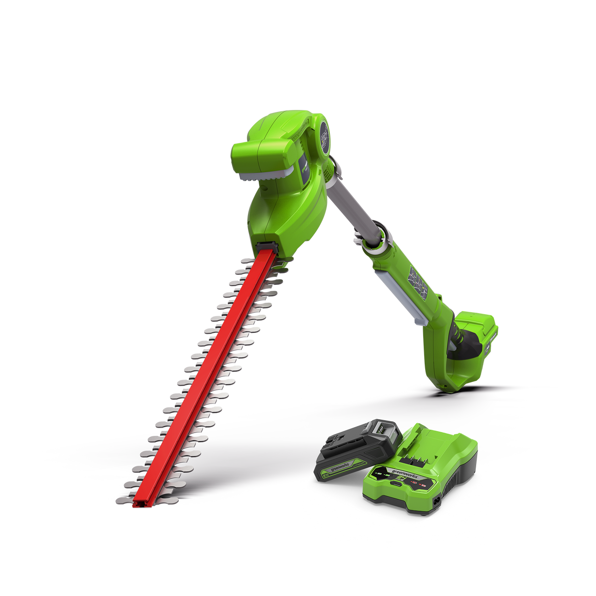 POWERALL 24V Tagliasiepi a palo 51cm - Batteria 2Ah