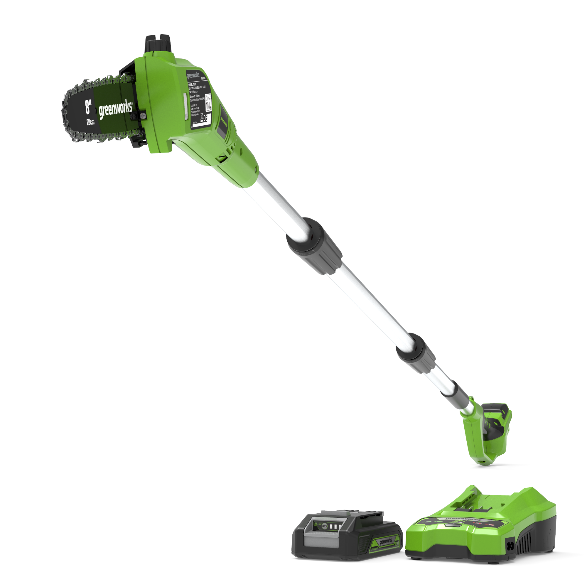 POWERALL 24V Potatore a palo - Batteria 2Ah