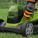 24V+24V Rasaerba 36cm - 2x Batterie 4Ah