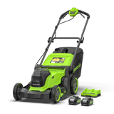 POWERALL 48V (24V x 2) Rasaerba 41cm - 2x Batterie 4Ah
