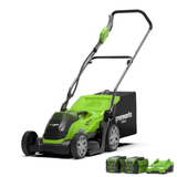 40V Rasaerba 35cm - 2x Batterie 2Ah