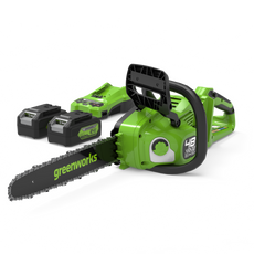 24V+24V Motosega 36cm - 2x Batterie 4Ah