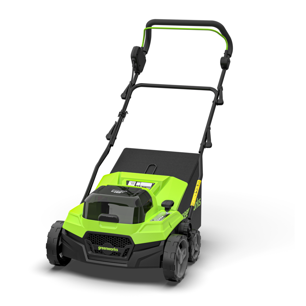 POWERALL 48V (24V x 2) Arieggiatore / Scarificatore 2-in-1 38cm - Senza batteria