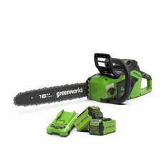 40V Motosega 40cm 1,8 kW - 2x Batterie 2Ah