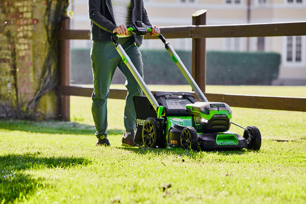 60V Rasaerba 51cm Semovente + Decespugliatore 40cm Kit