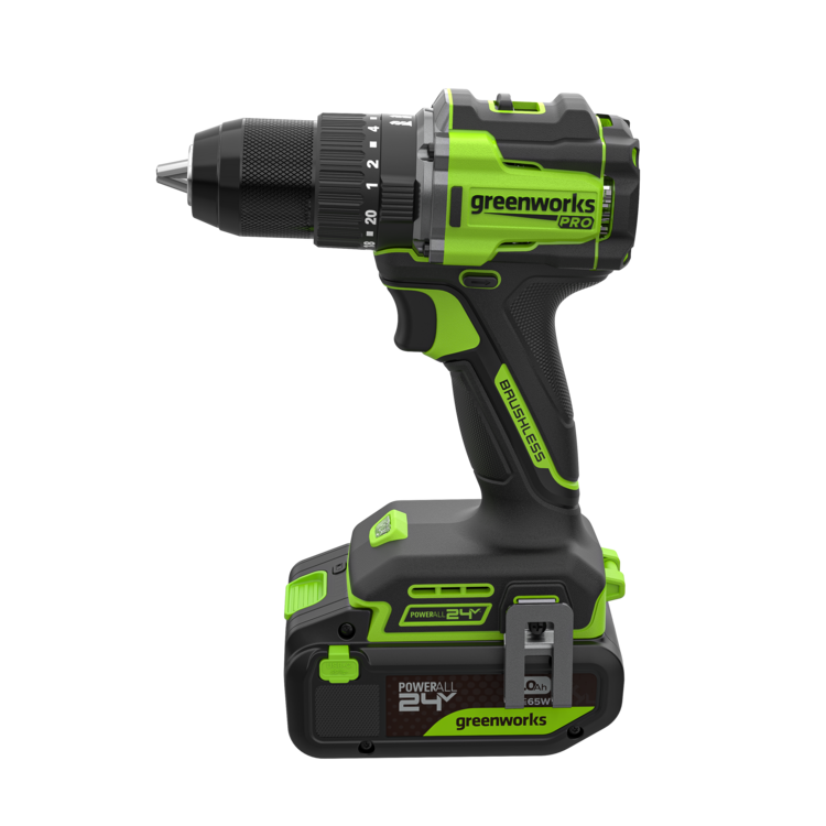 POWERALL 24V PRO Trapano a percussione 60Nm - 2 Batterie