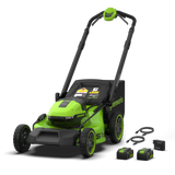 POWERALL 48V (24V x 2) Rasaerba 51cm Semovente - 2x Batterie 6Ah