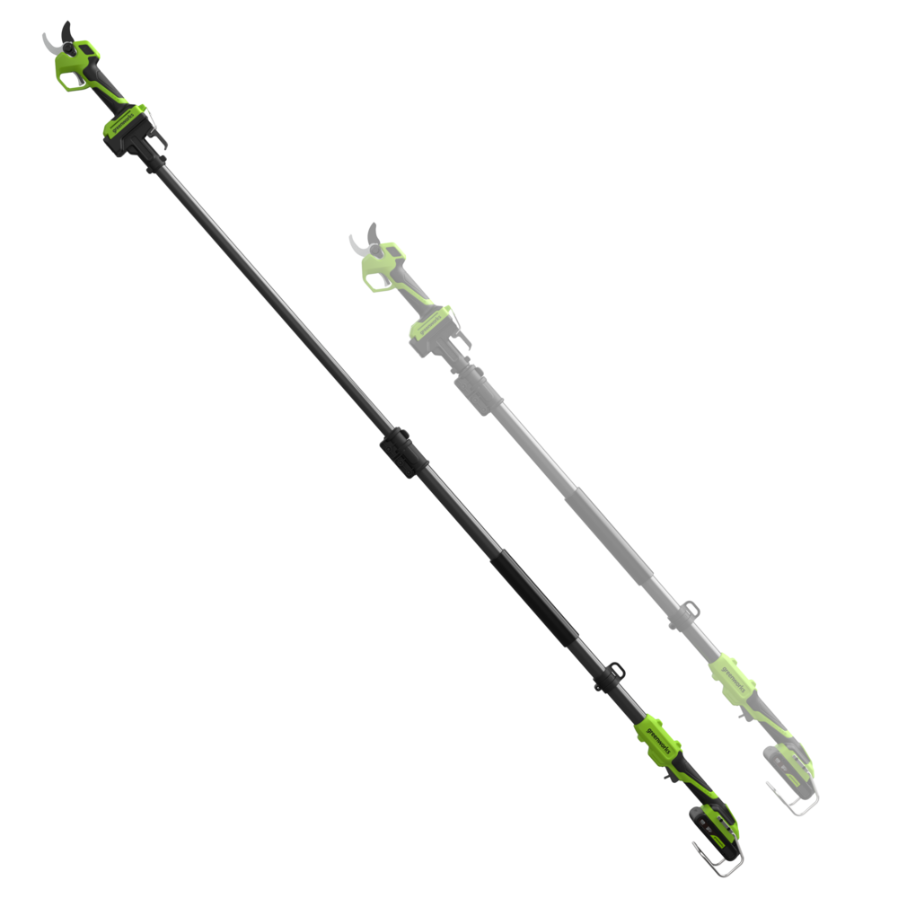 POWERALL 24V Forbice da potatura con asta di prolunga – Batteria 2Ah