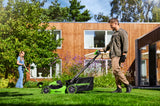 POWERALL 48V (24V x 2) Rasaerba 46cm Semovente Gen. II - 2x Batterie 4Ah