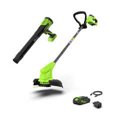 POWERALL 24V Tagliabordi 25cm + Soffiatore 209 km/h Kit