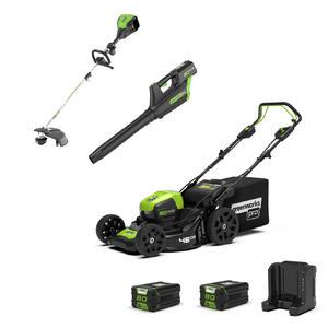 80V Kit combo Rasaerba SP 46cm + Tagliabordi 36cm + Soffiatore 210 km/h