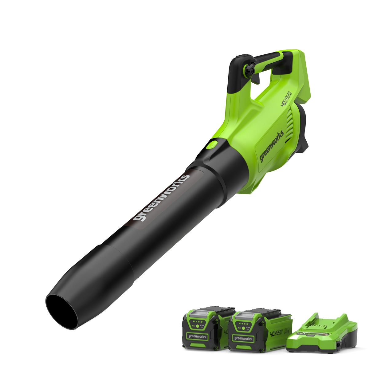 40V Soffiatore 210 km/h Gen. II - 2x Batterie 2Ah