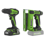 24V Trapano + Graffettatrice Kit