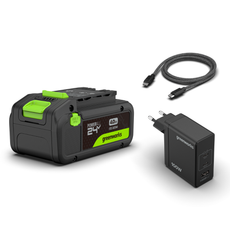 POWERALL 24V Starter Kit Batteria USB-C 4Ah + Caricatore 100W